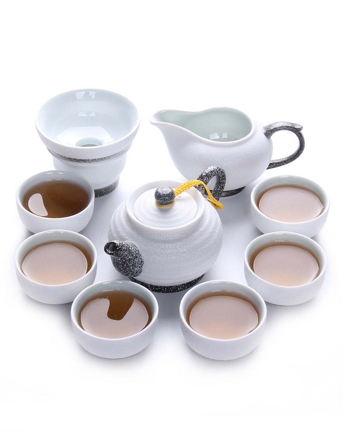 雪花釉功夫茶具8件套 4款可选