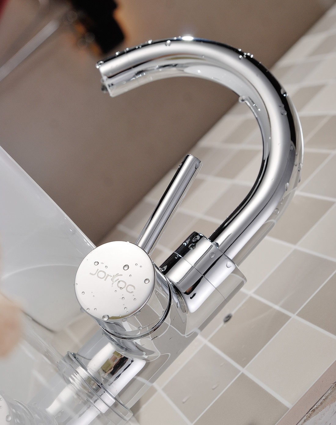 铬色全铜冷热面盆水龙头jy315