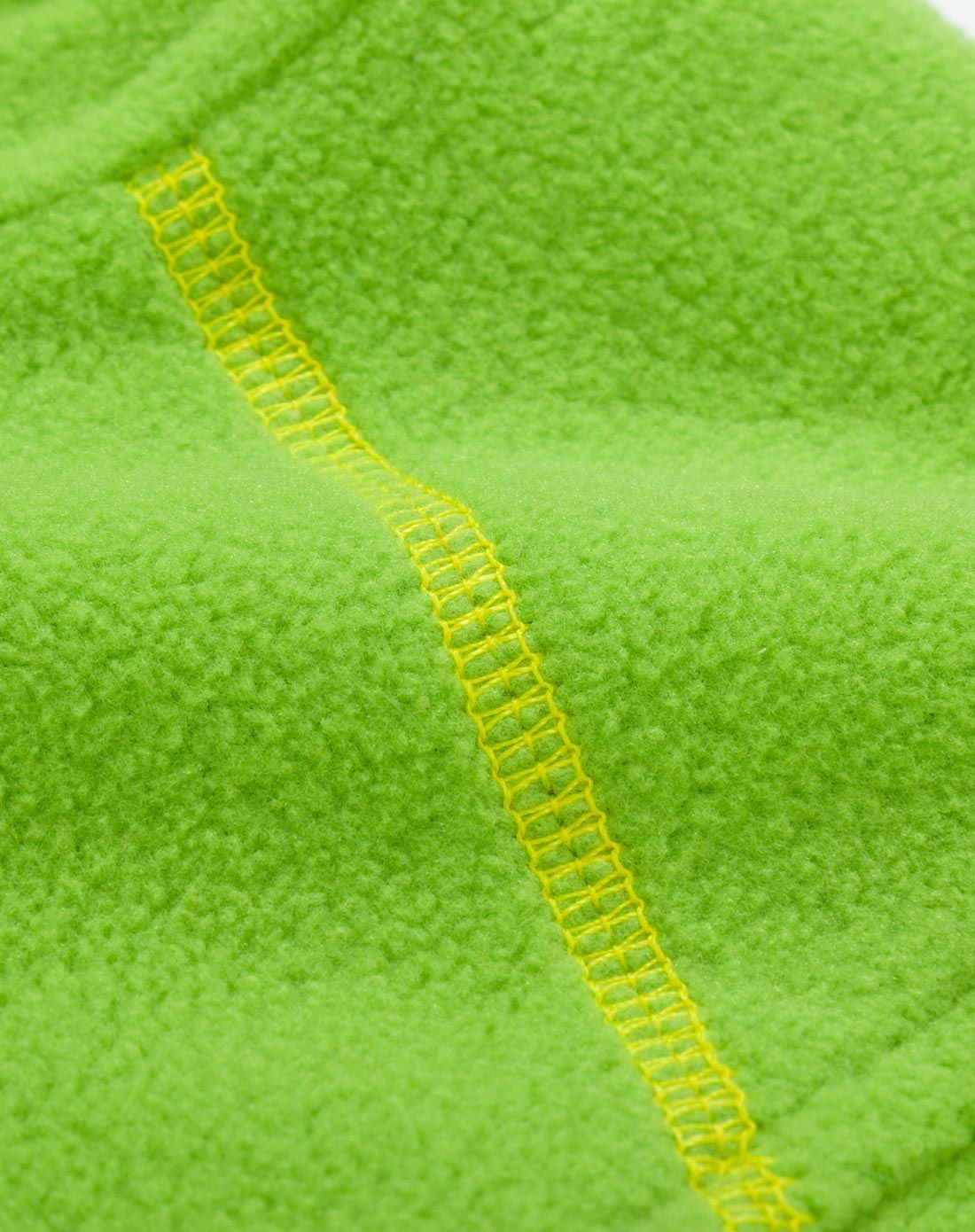 童款鲜绿抓绒衣 时尚保暖百搭