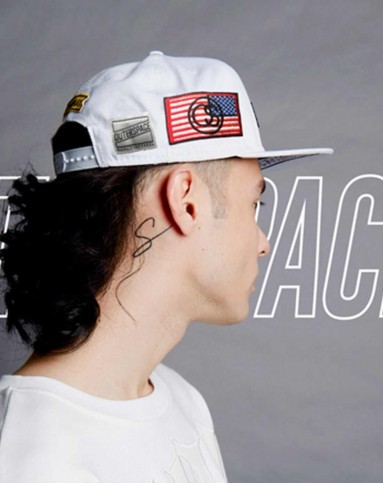 廖人帅潮牌 个性潮流布章乱斗棒球帽机车帽