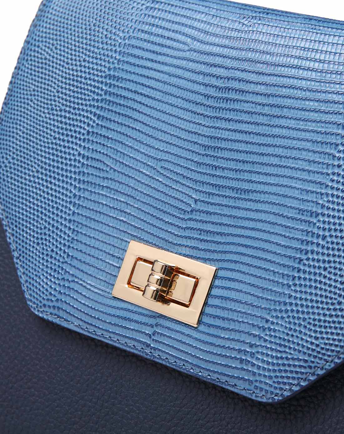 钴蓝色双汐系列手提单肩斜挎包