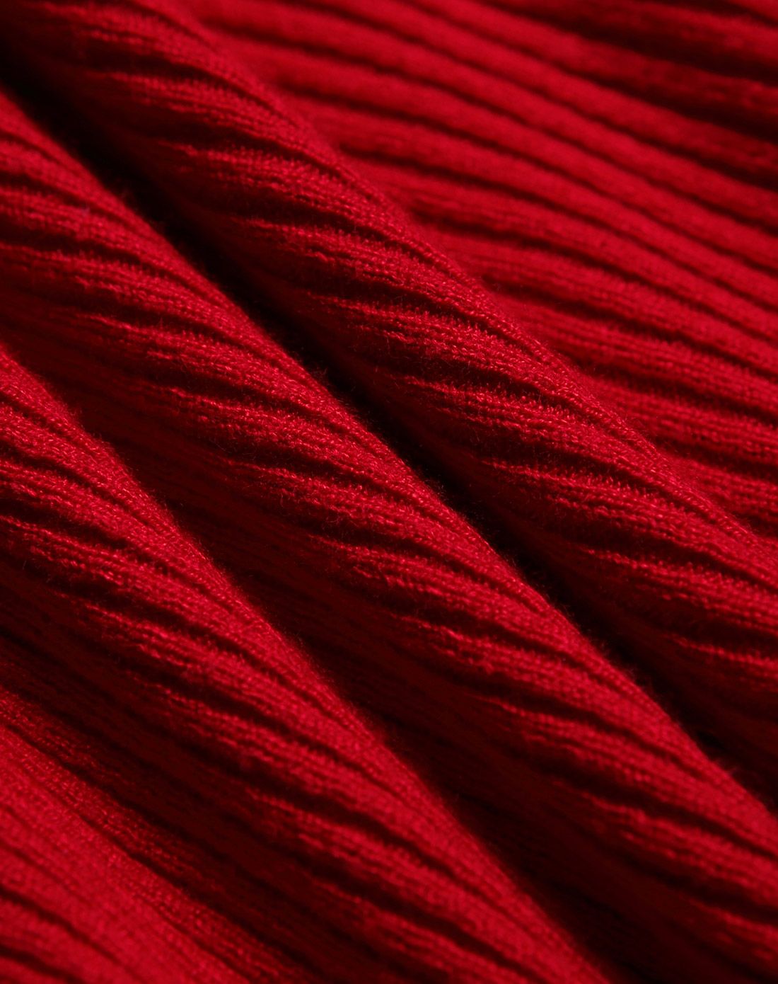 (春装首发)红色时尚纯色针织衫