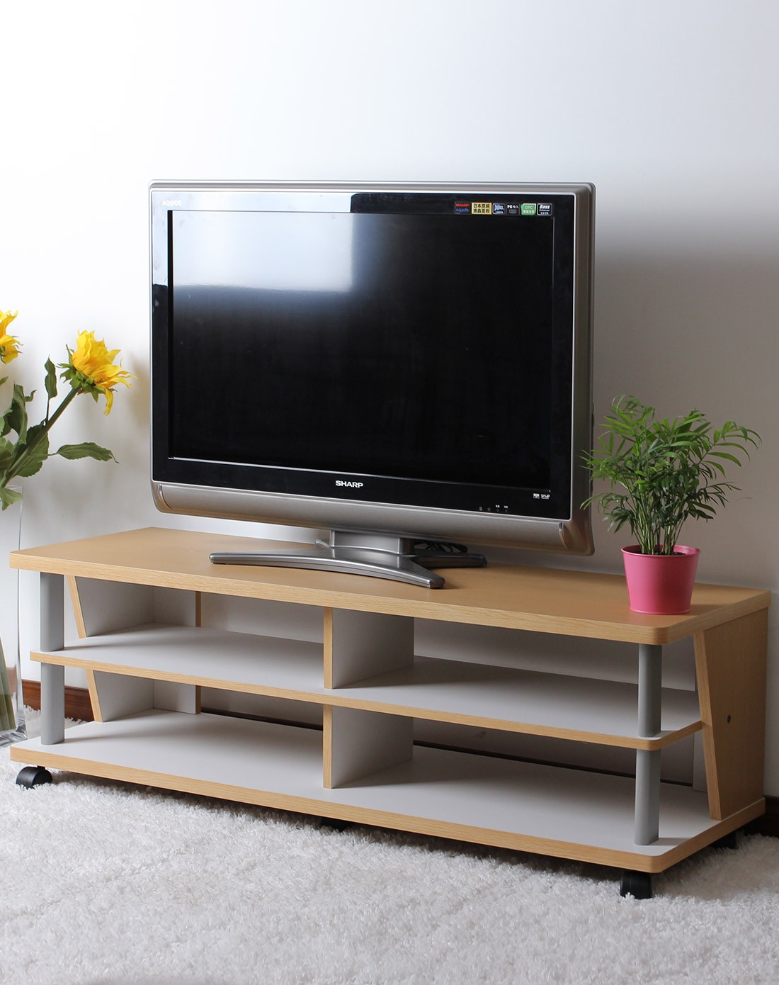 进口可移动小户型电视柜