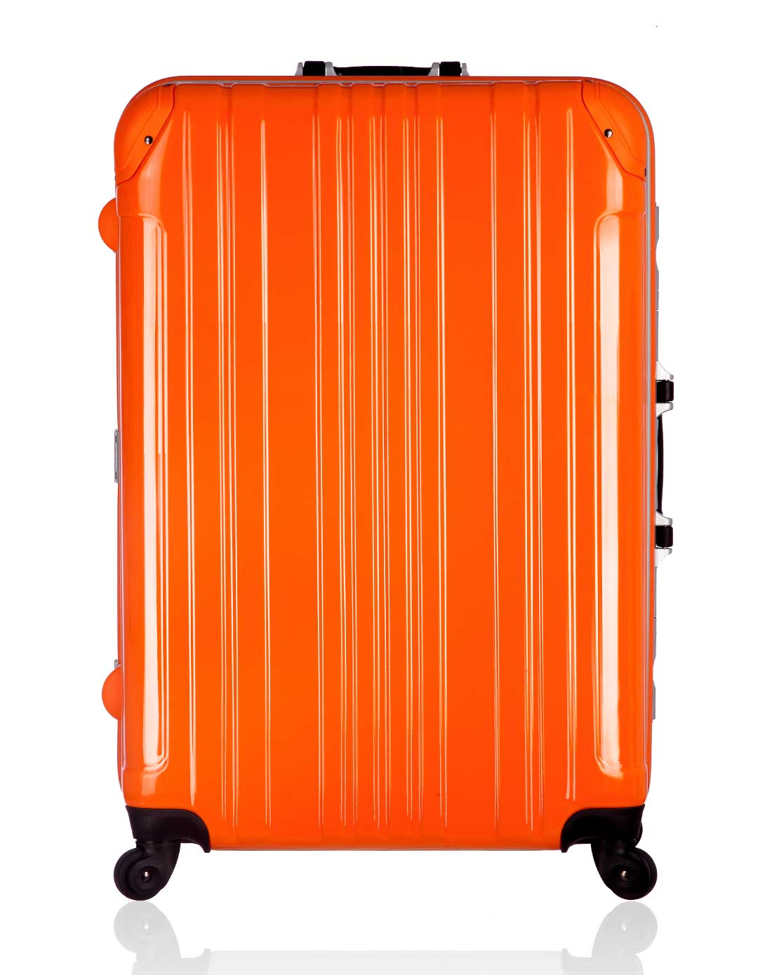 29寸经典商务铝框拉杆箱金橘色