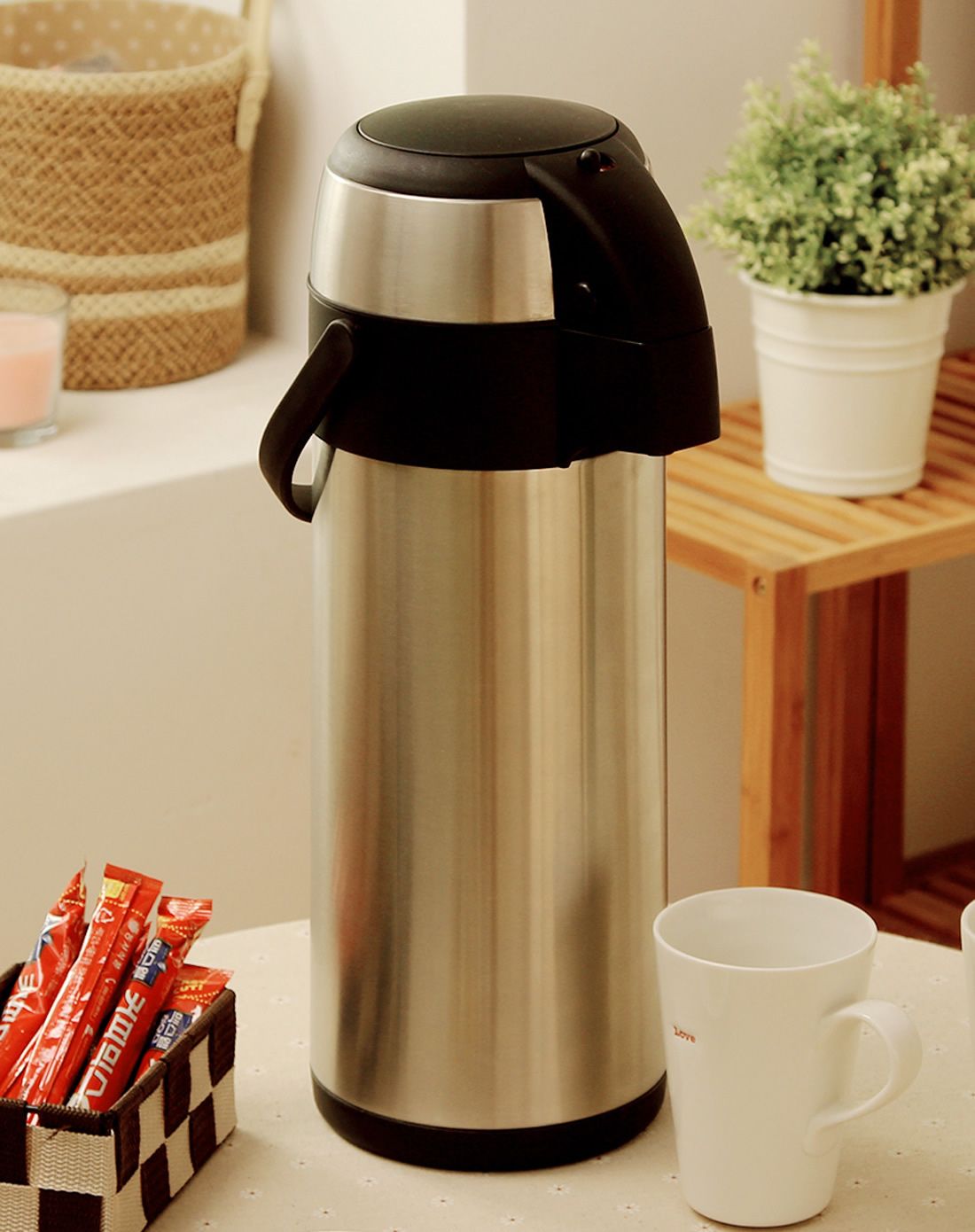 4l经典款手按式气压保温瓶