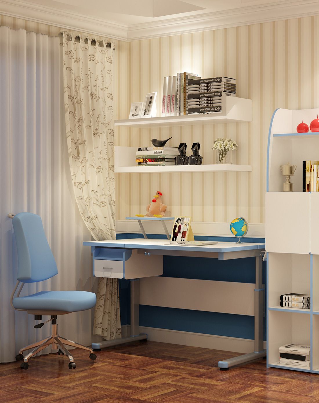 儿童学习桌 可升降学生写字桌写字台