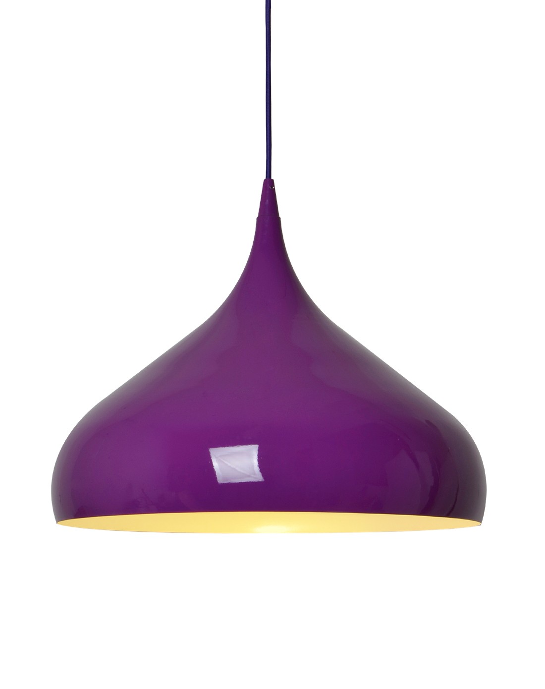 现代简约个性创意紫色铝材吊灯