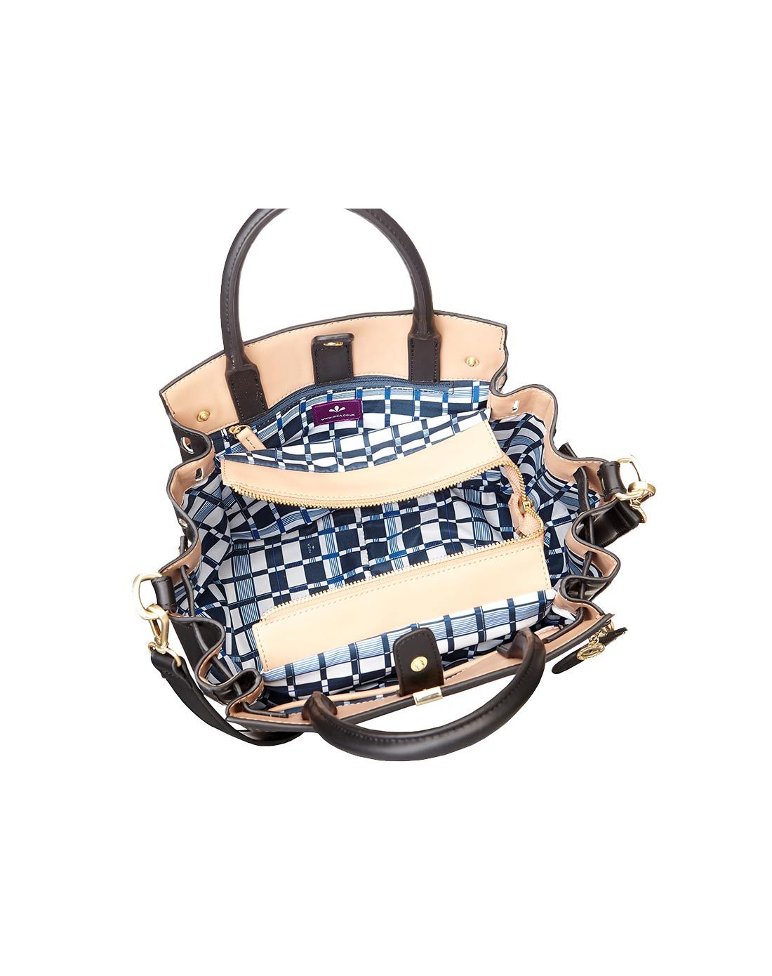 riley粉色蛇蚊拼黑手提斜挎包