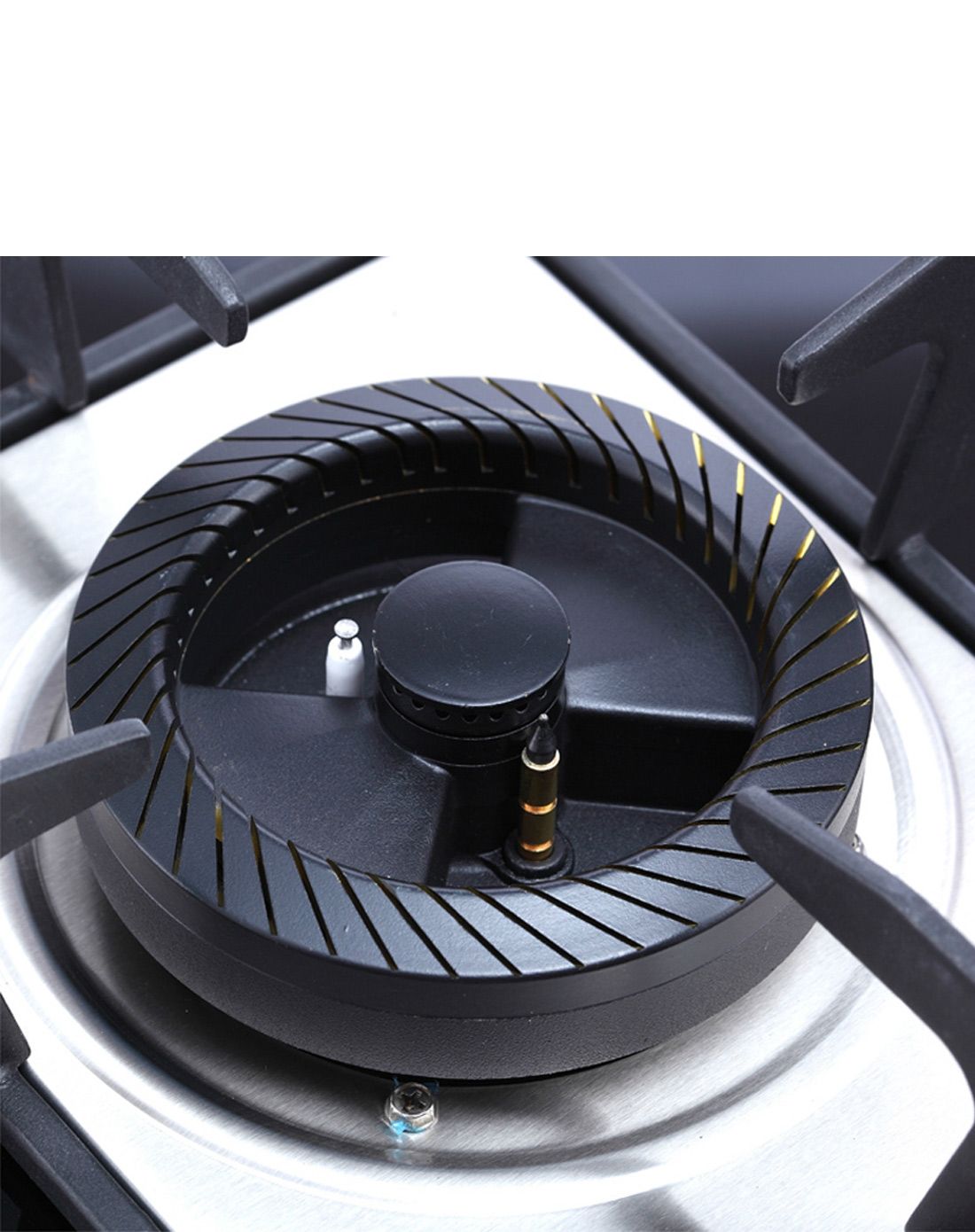 q958b方形亚光防铸铁锅架 高端燃气灶