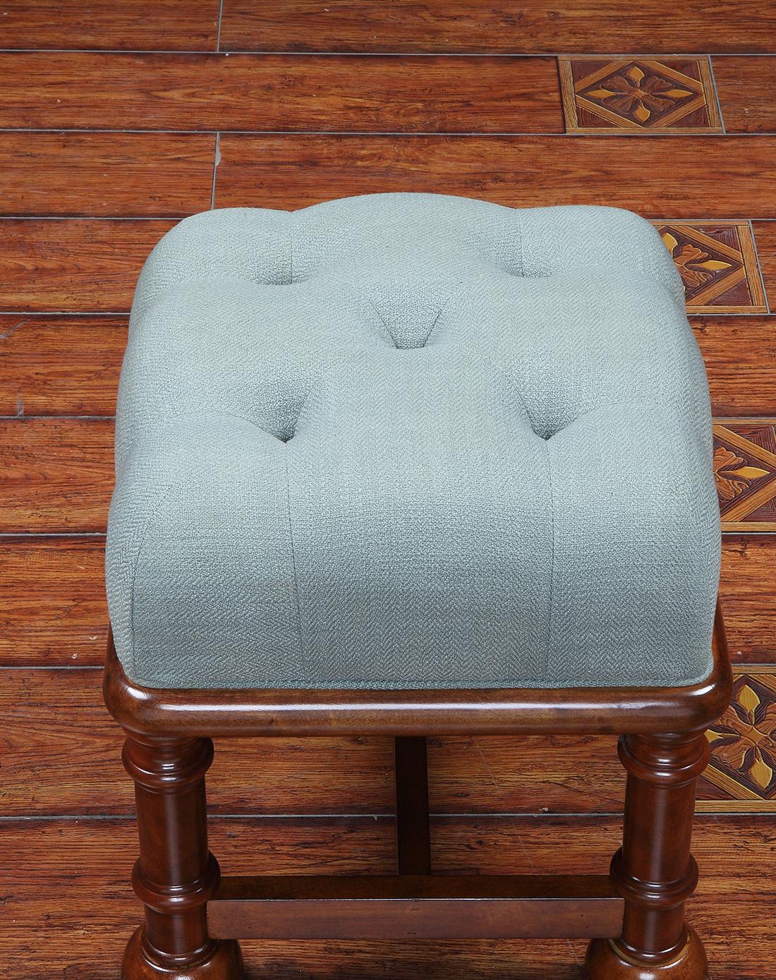 实木真皮床头凳子(c)