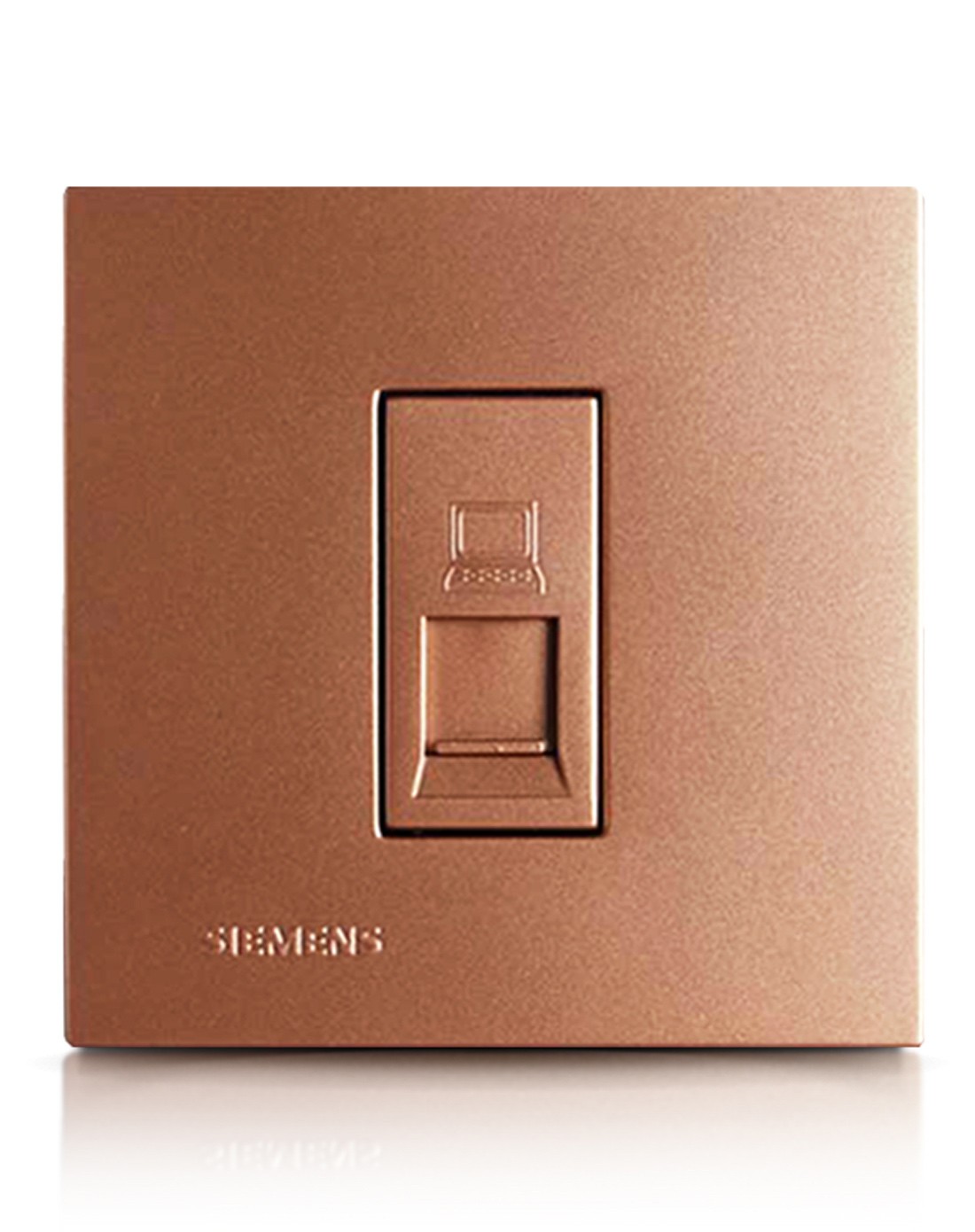 西门子siemens电工专场新古典风灵致系列香槟金一位电脑插座694034273