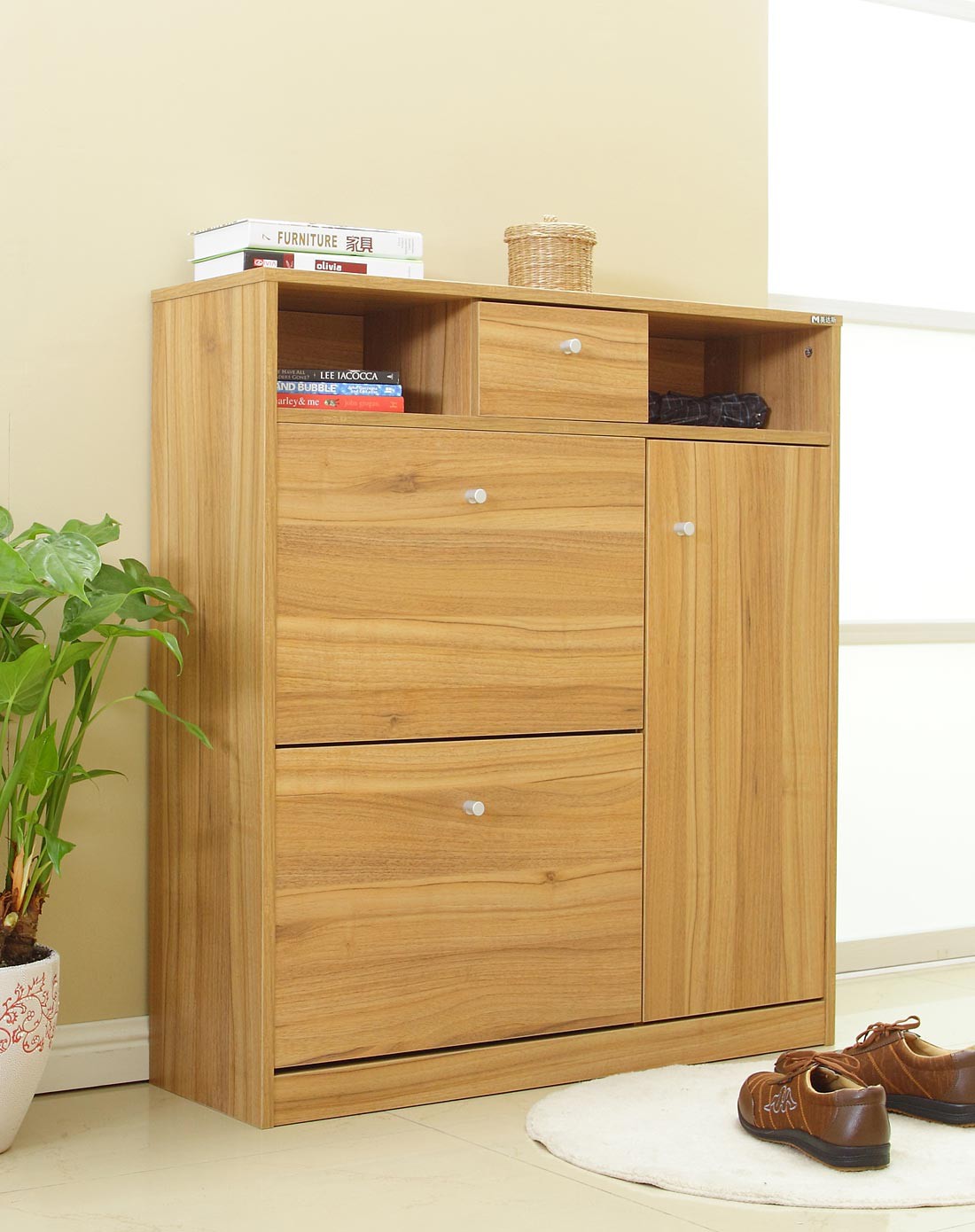 安第斯鞋柜mfx002胡桃木色