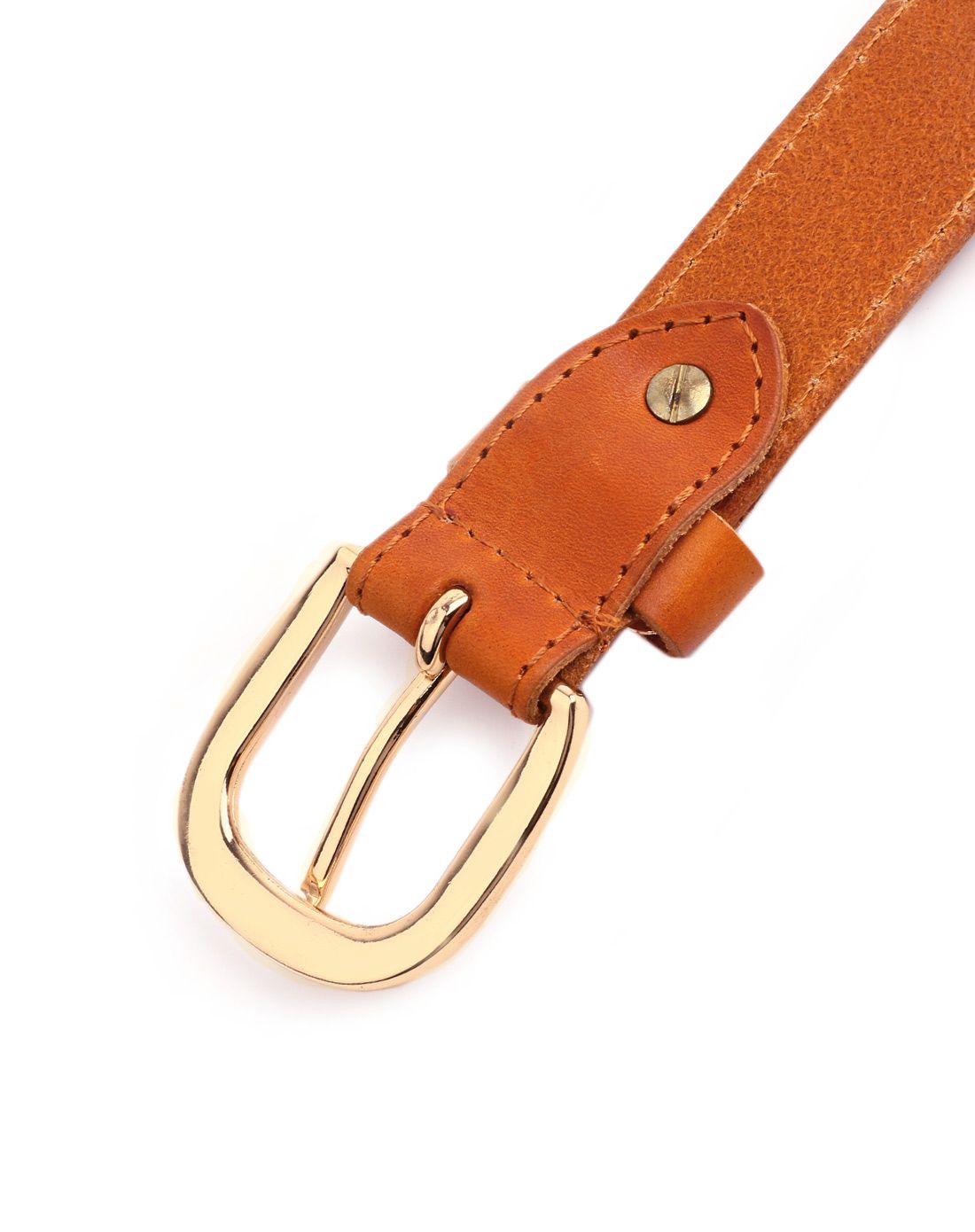 女士黄色牛皮韩版休闲皮带