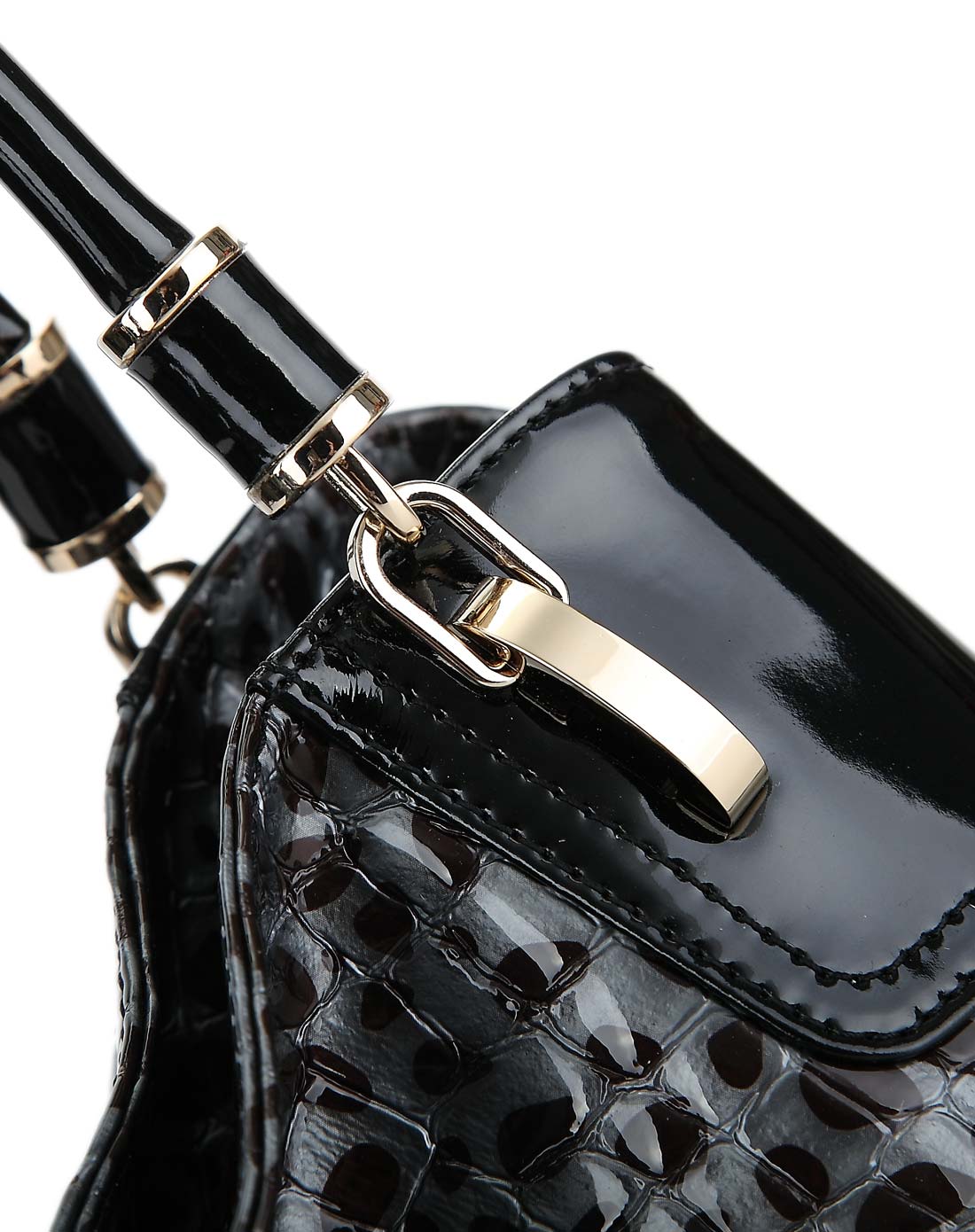 鳄鱼恤crocodile男女包女款灰色时尚单肩包12311115-02_唯品会