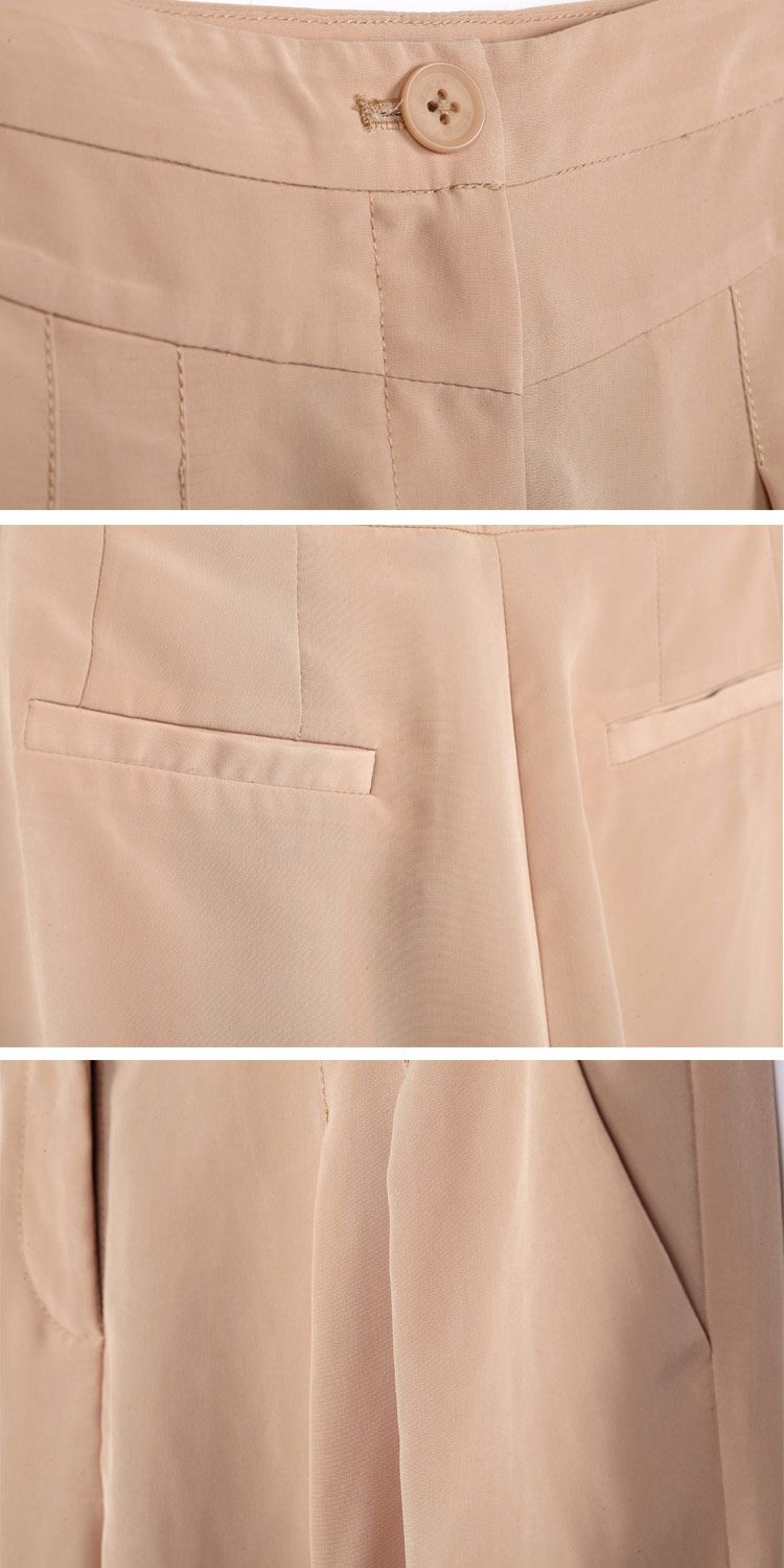 卡其杏色舒适百搭休闲裤