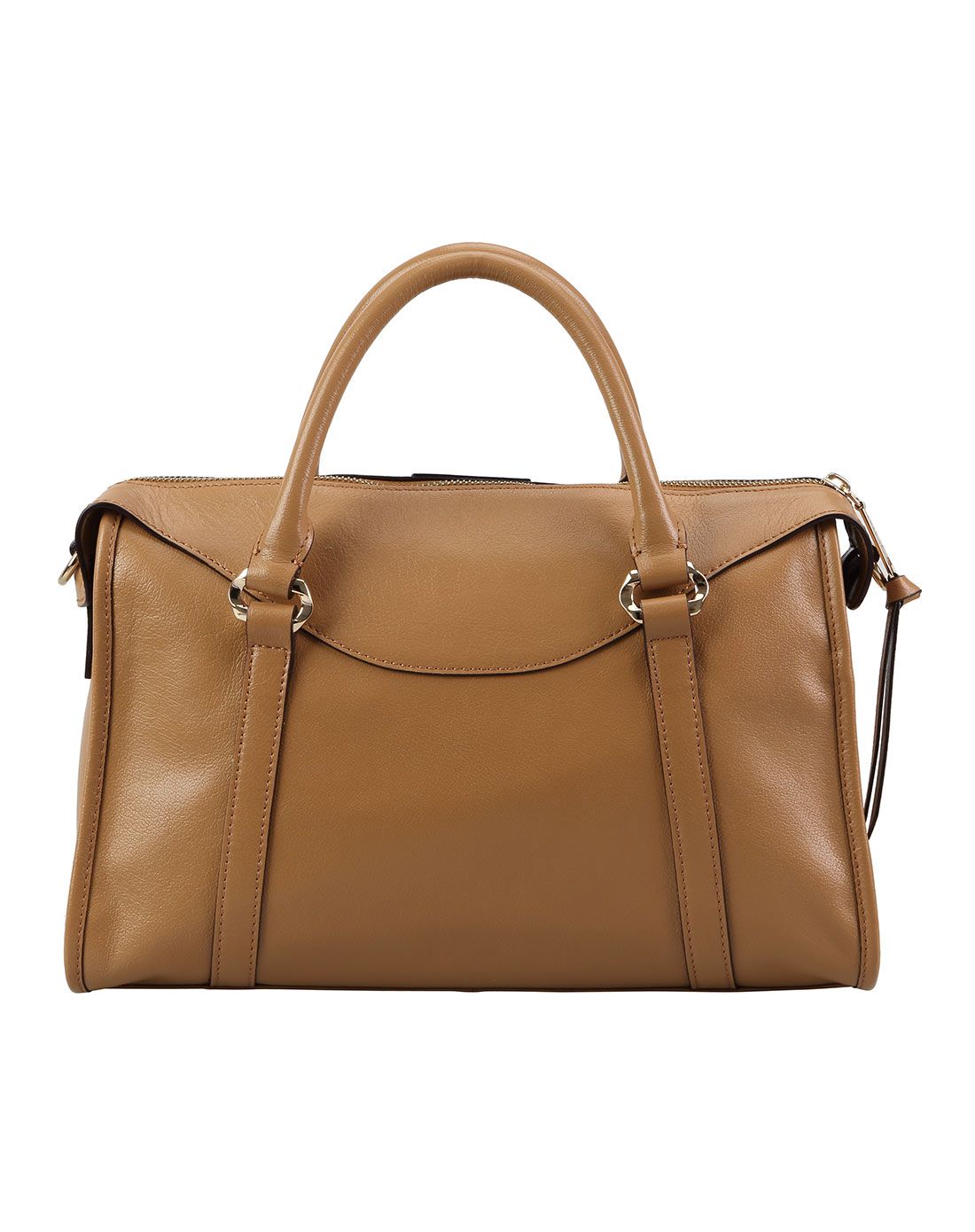 嘉里奥/gillivo 杏色手提单肩包流苏拉链包