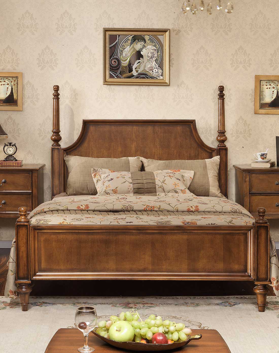 > 东南亚实木床