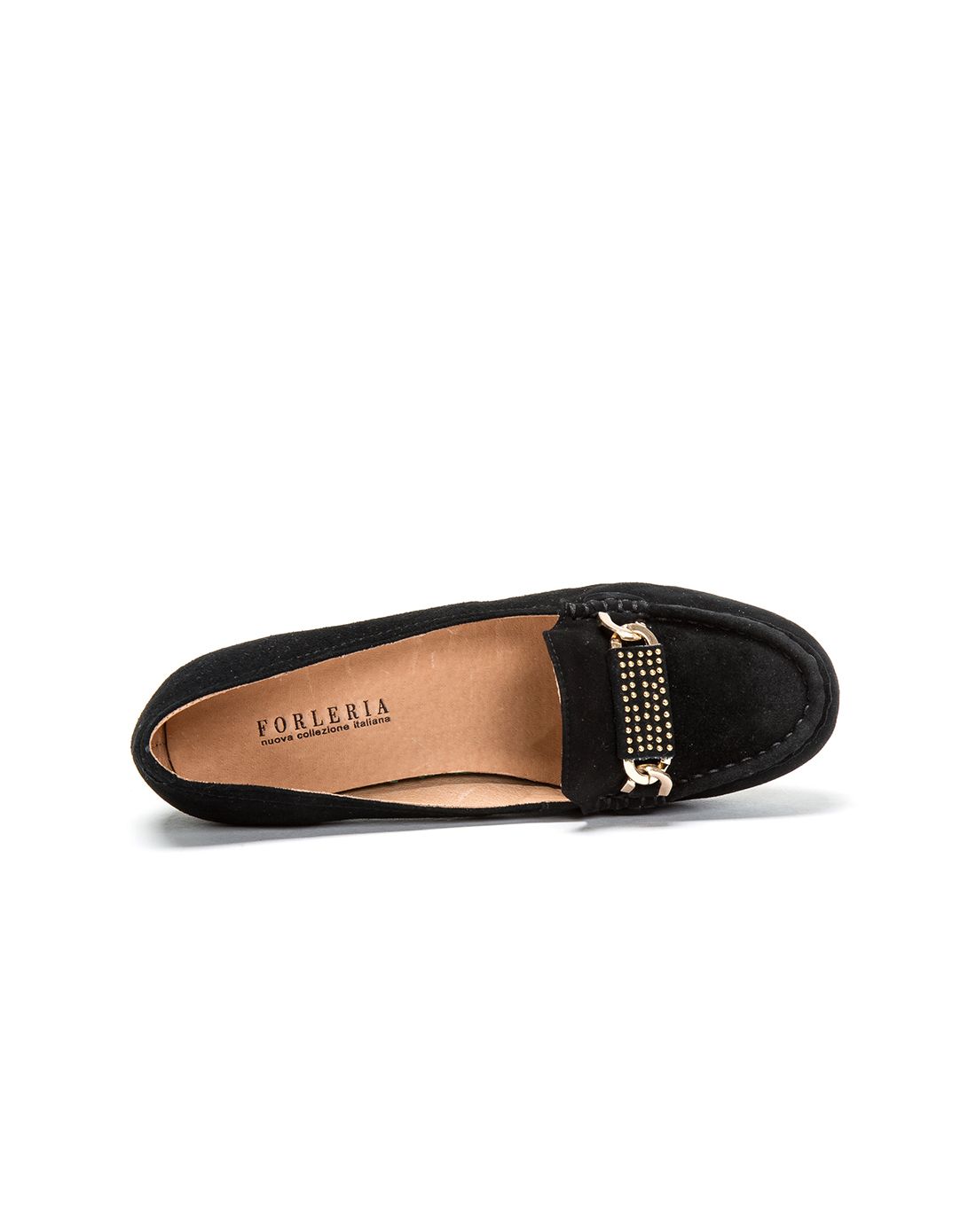 forleria黑色羊反毛舒适女单鞋