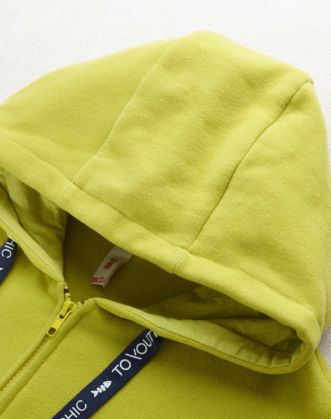 芥绿圆点印花拼接卫衣套装