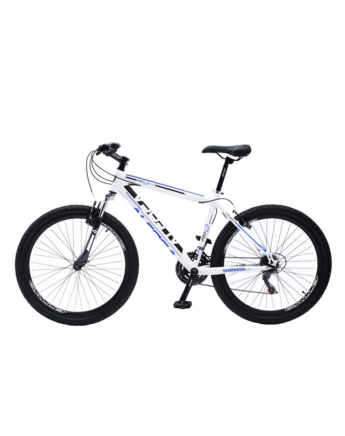 新加坡 白蓝 26寸21速避震铝合金山地车