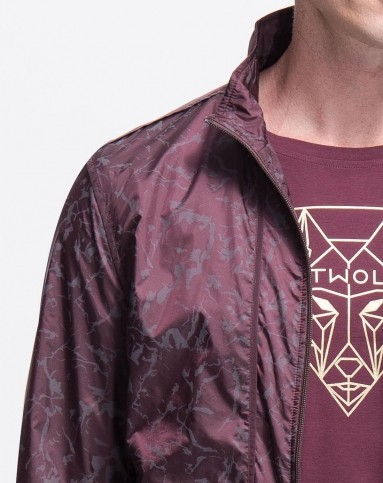 简约帅气花纹休闲单茄克