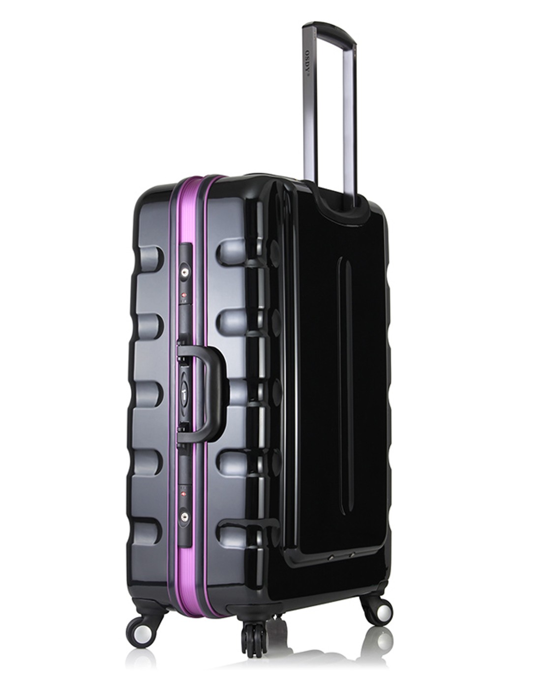 osdy高品质高端铝框箱24寸黑色紫框