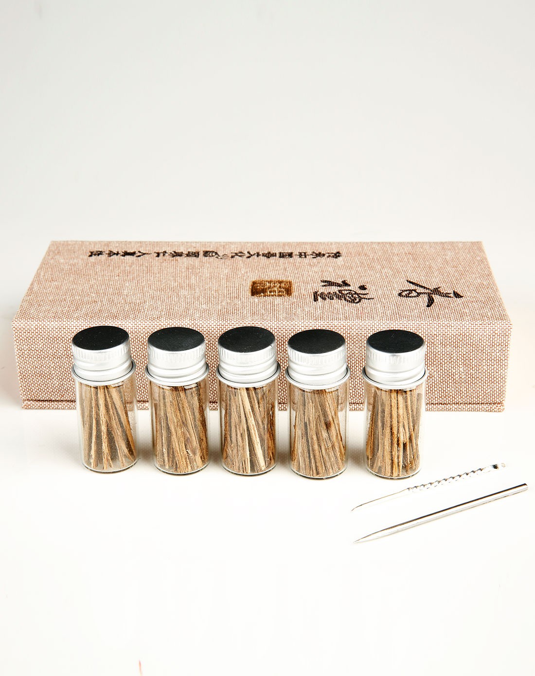 束氏芽庄沉香烟插2.5g*5赠银针一枚