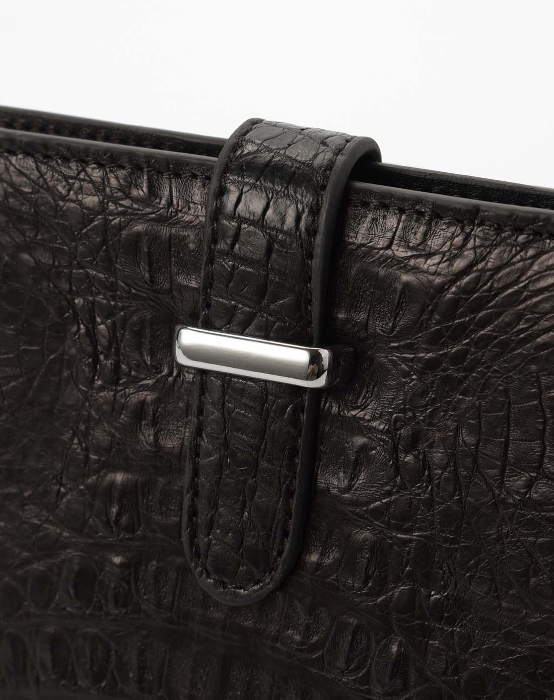 makko黑色鳄鱼皮手包