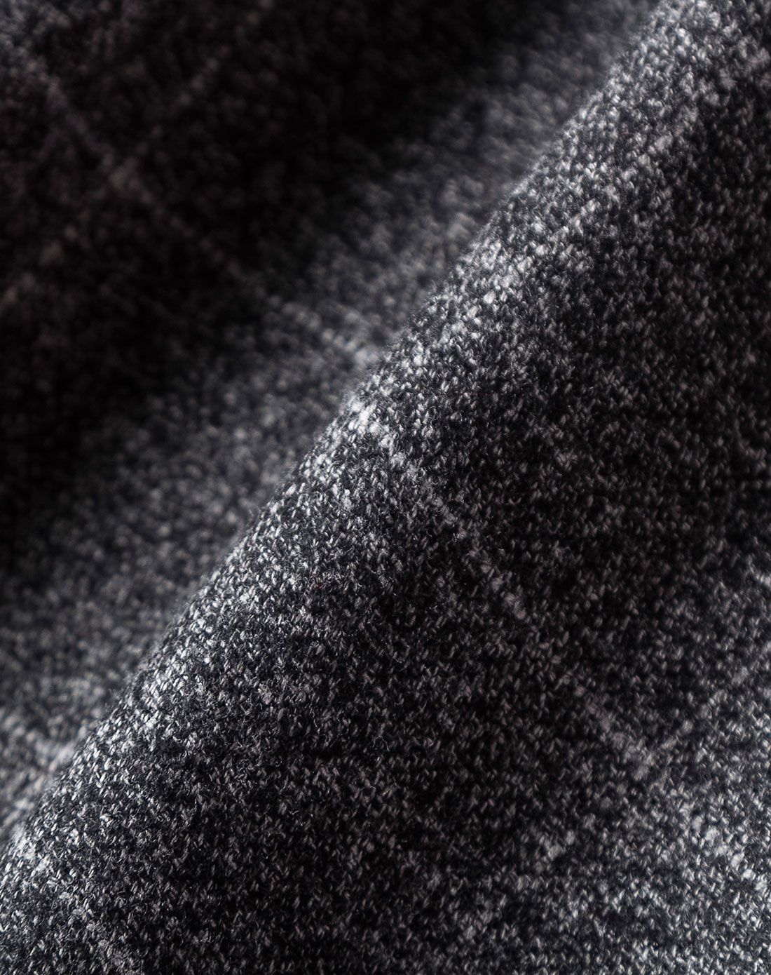 灰色立领格纹修身文艺连衣裙