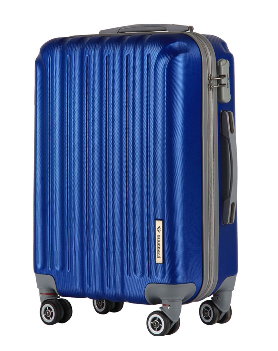 深蓝色时尚糖果色20寸万向轮拉杆箱852