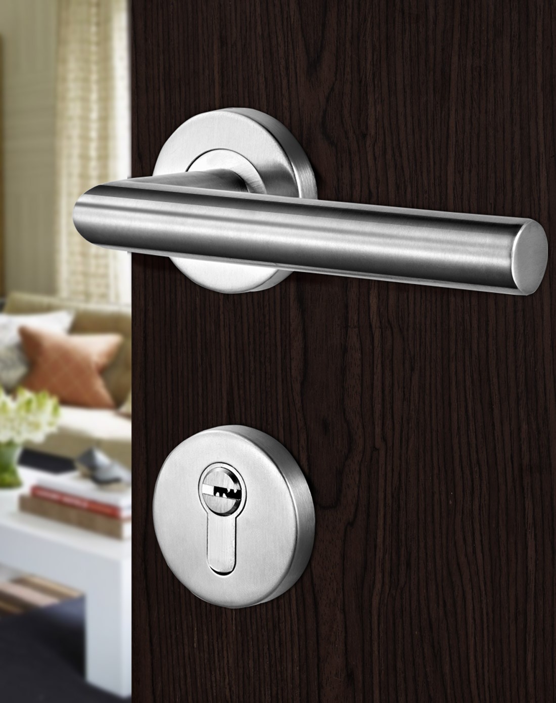 威士weisi五金专场现代简约不锈钢分体锁三件套wstz-8234_唯品会