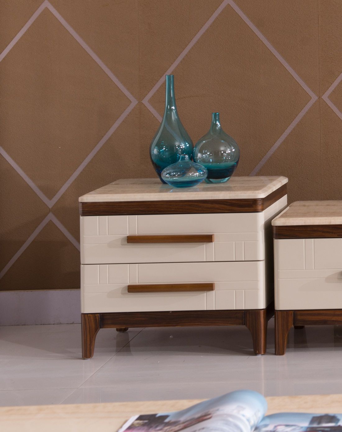 创意简约大理石二斗柜1555