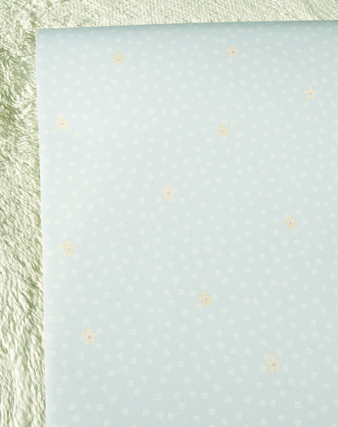 纸尚美学墙纸专场淡蓝色儿童房无纺布花朵图案墙纸jm29913_唯品会