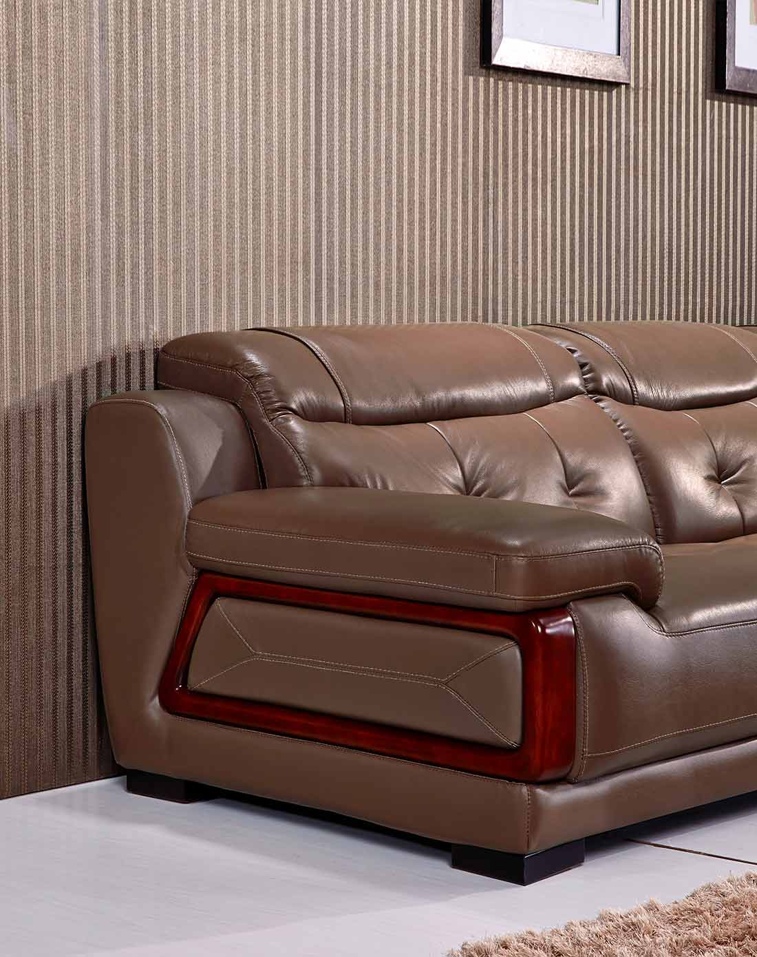 jf家具专场优质羽绒 头层黄牛皮沙发 尊贵生活系列jfw5879_唯品会