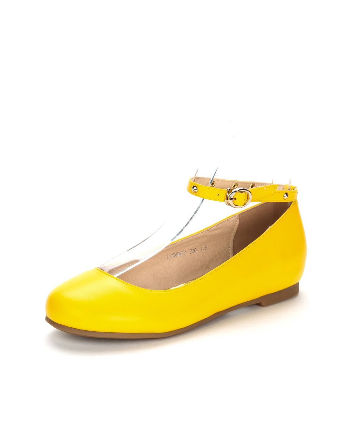 哈森harson集团品牌女鞋卡文女款柠檬黄头层牛皮浅口单鞋cs49419-022