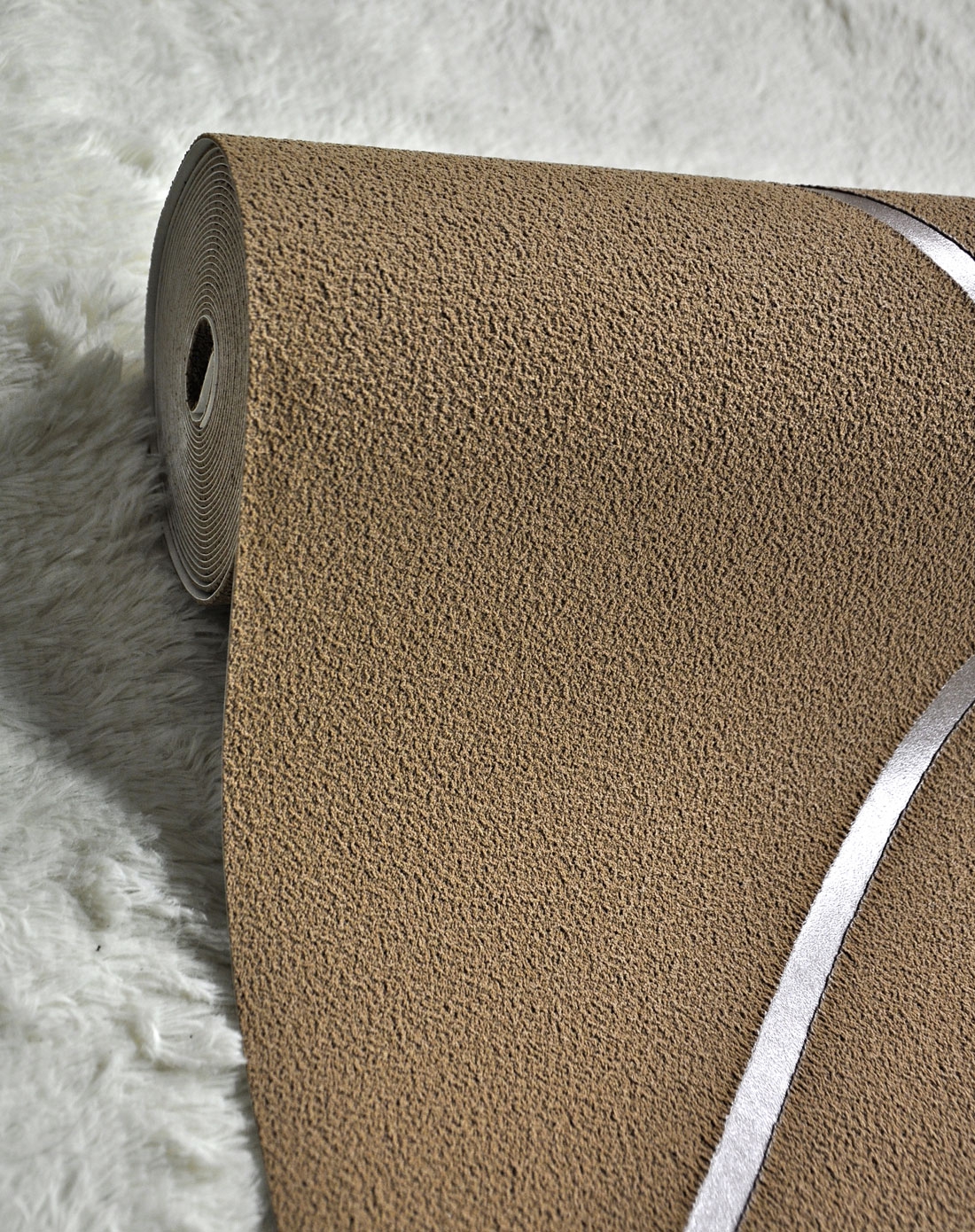 欧式简约高档鹿皮绒壁纸