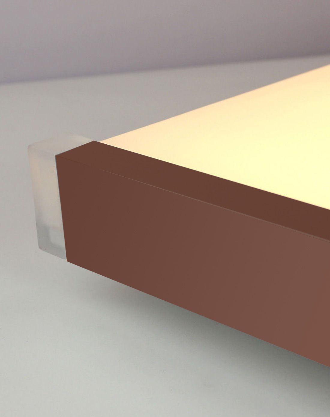 耐特森natsen灯饰专场特惠 24w暖白光咖啡金正方形led