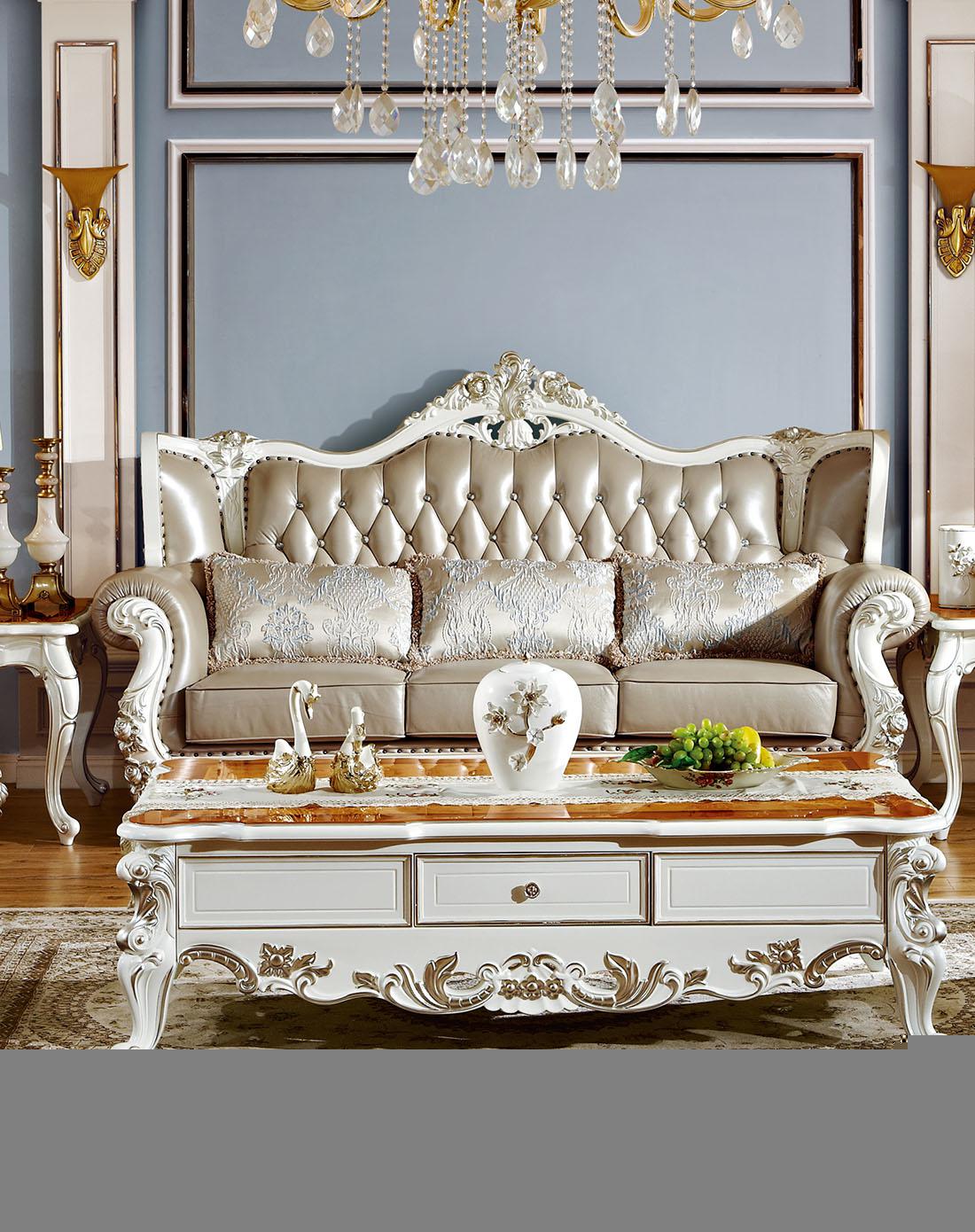 名象家具[法式拉菲]进口橡木头层牛皮沙发1 2 3319fw002_唯品会