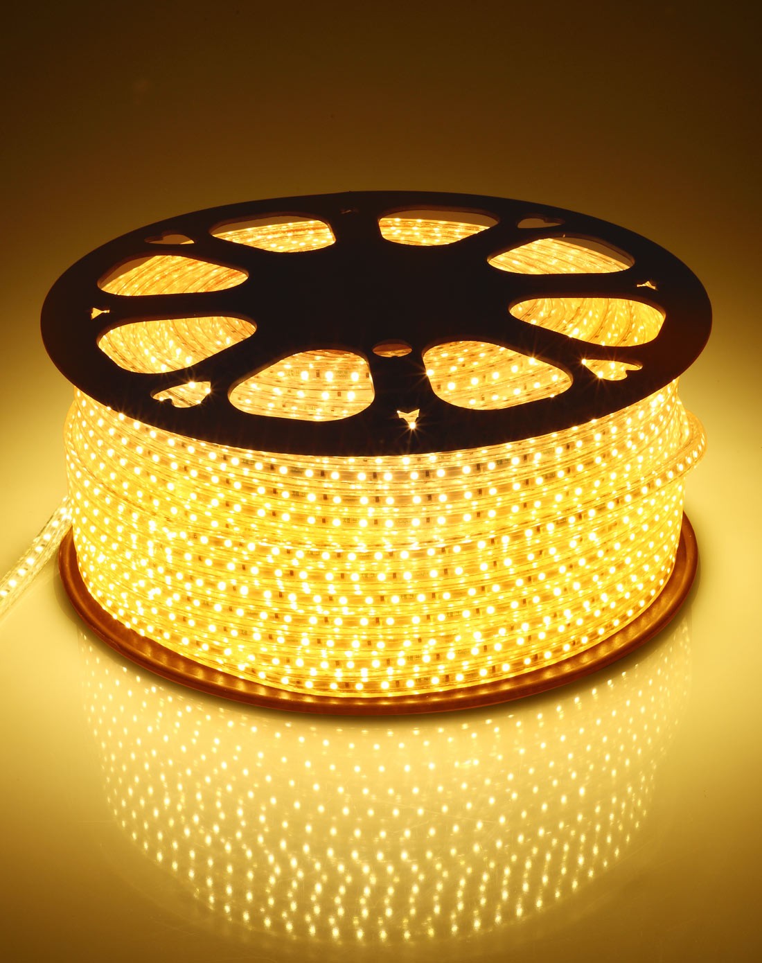 led灯带每米60颗3528灯珠黄光10米装