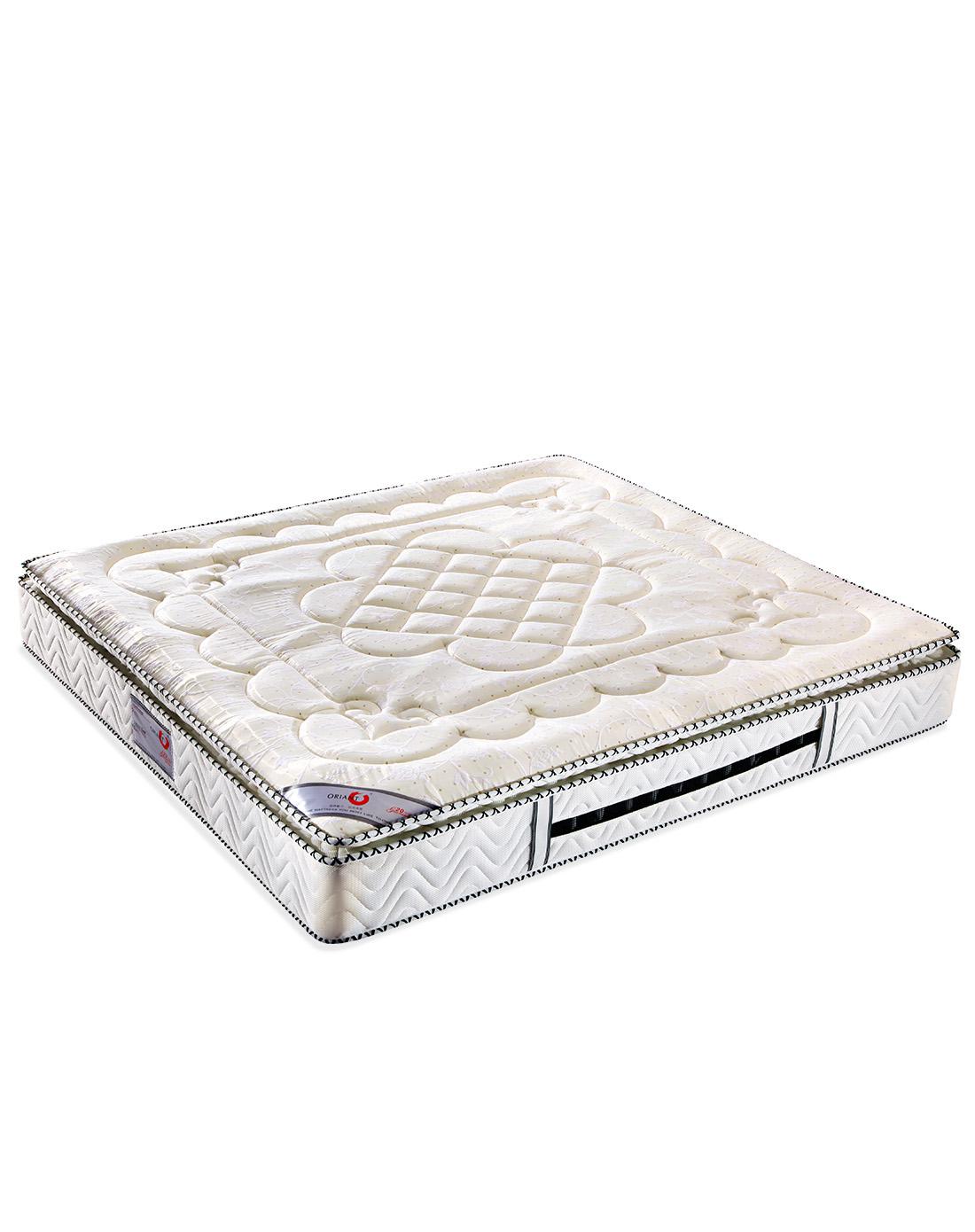 > 现代简约真皮床8098 乳胶905床垫