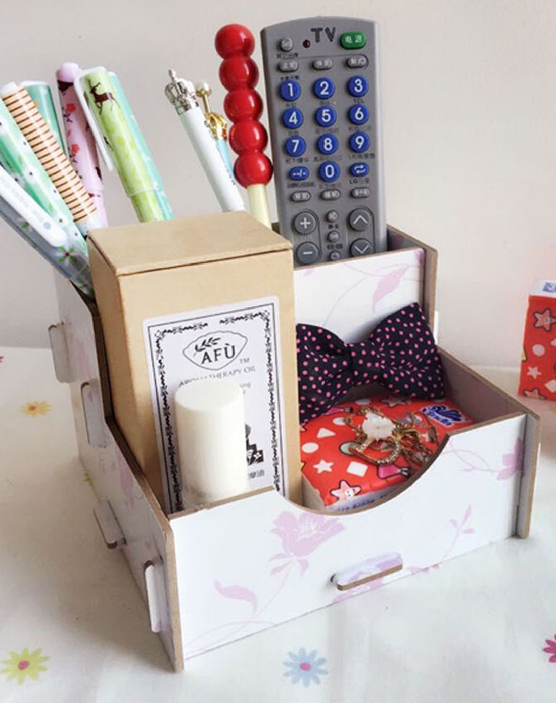 欧式笔筒书房立体收纳盒 多色可选