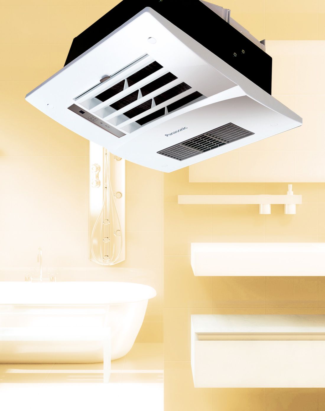 经典松下风暖浴霸珍珠白色暖风机