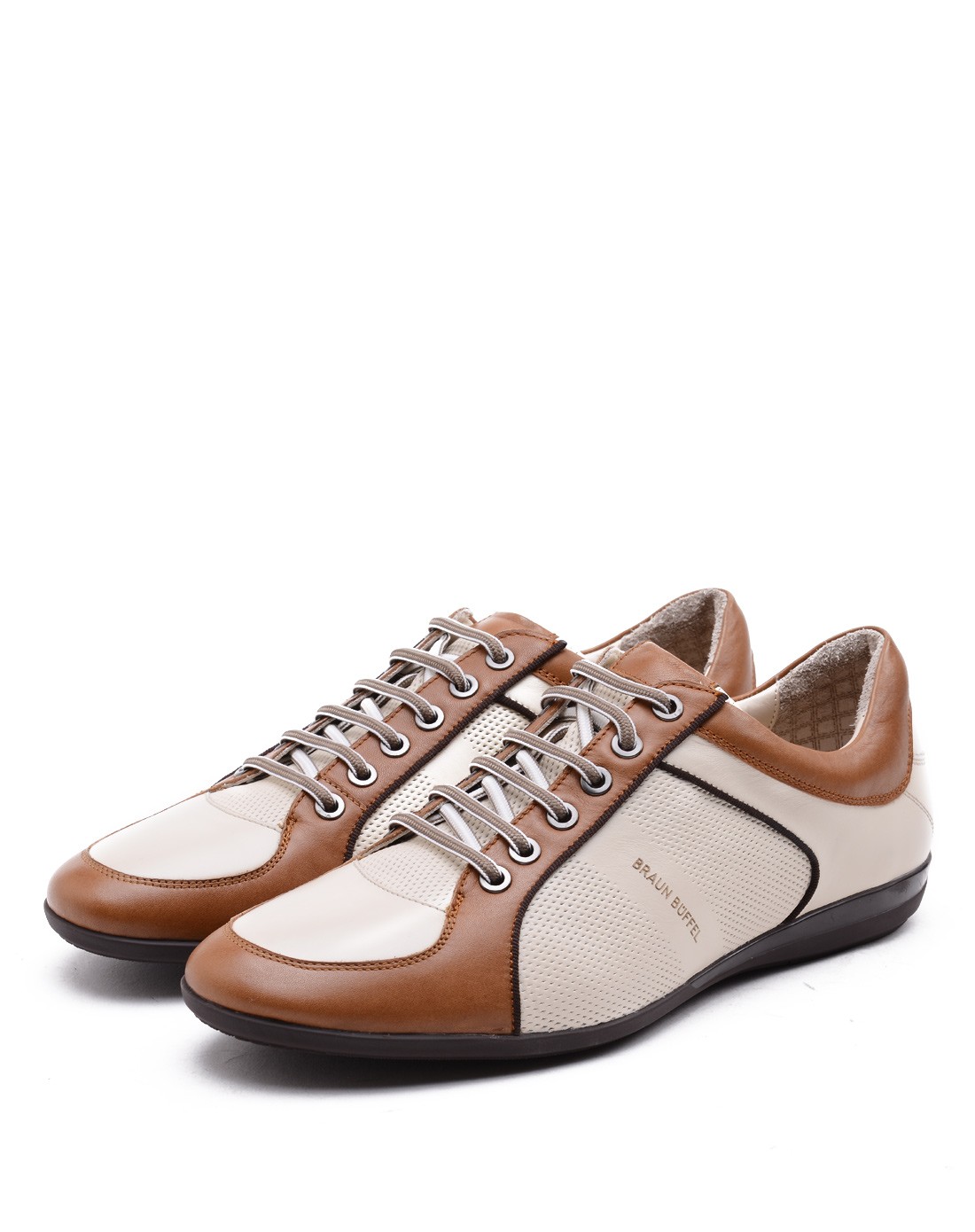 布兰施braun buffel黄棕色牛皮休闲男鞋b227151254211_唯品会