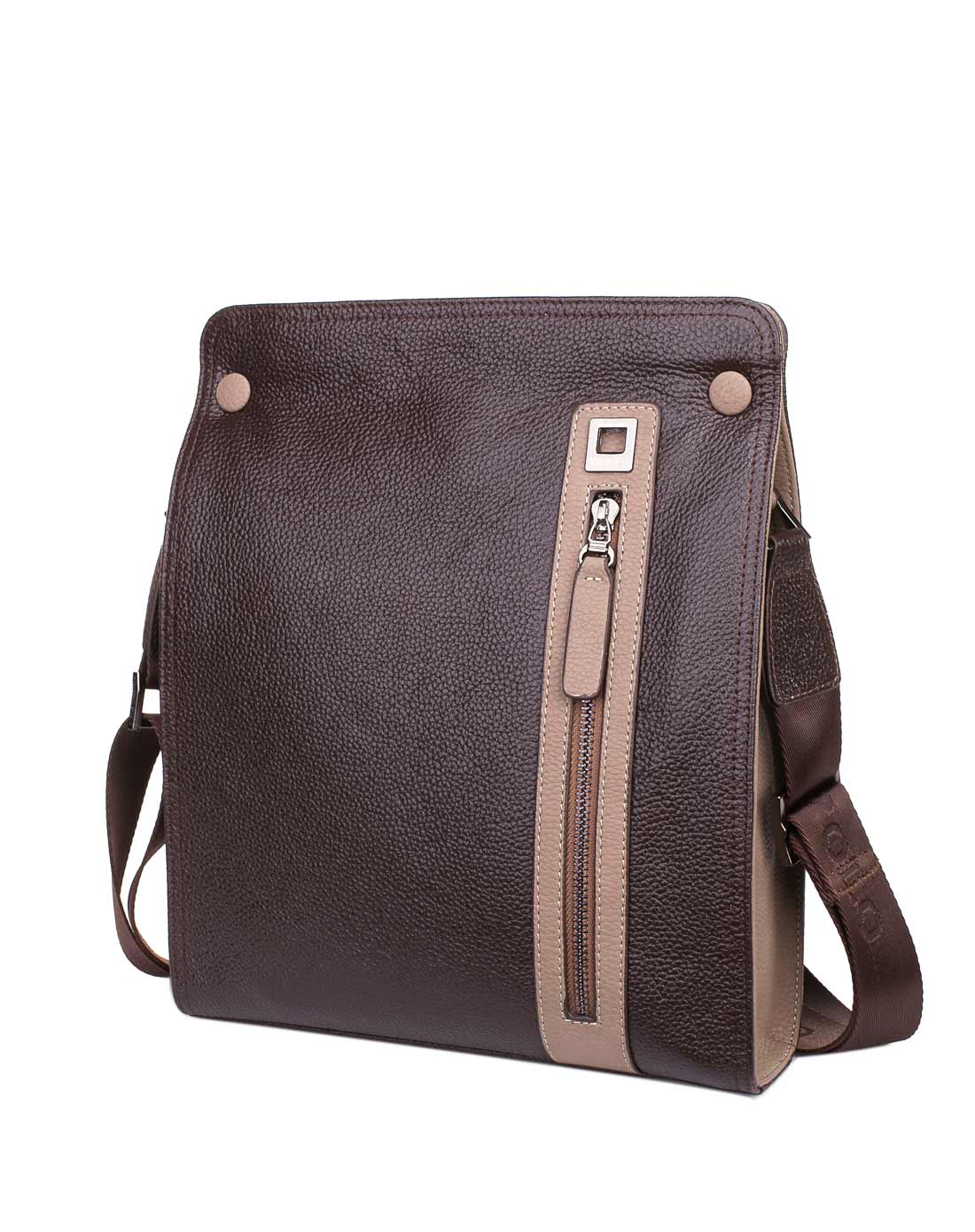 威登·保罗videng polo男款棕色牛皮单肩包v-b105288c棕色_唯品会