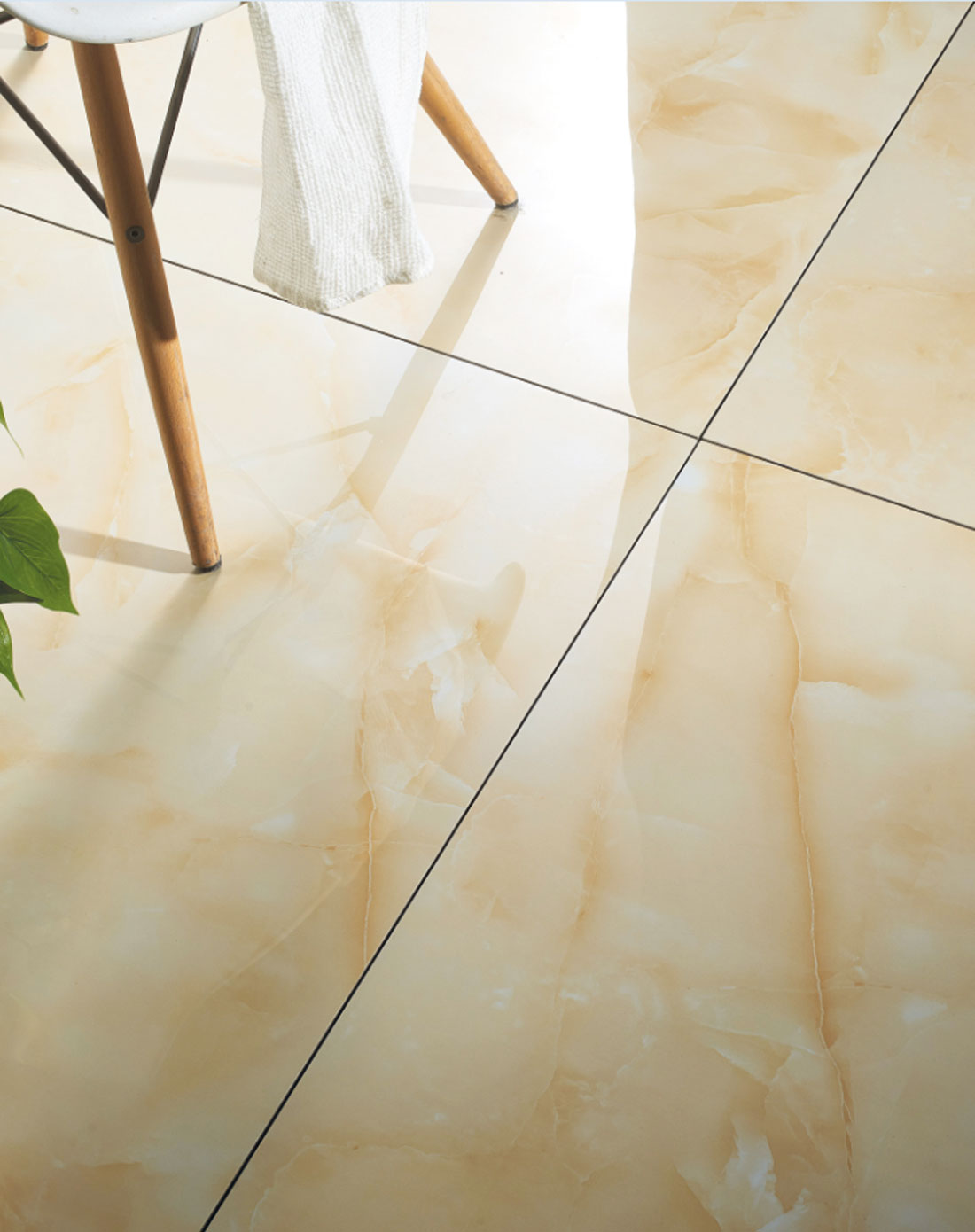 现代中式全抛釉伊朗白玉800*800客厅瓷砖(10箱装)