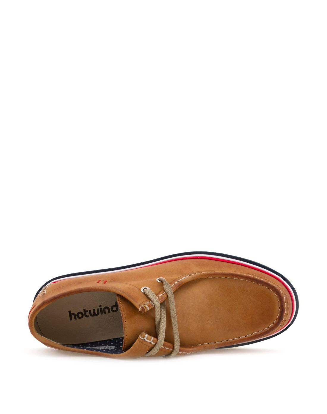 热风hotwind男女鞋服男士棕色彩底休闲鞋71w510902_唯品会