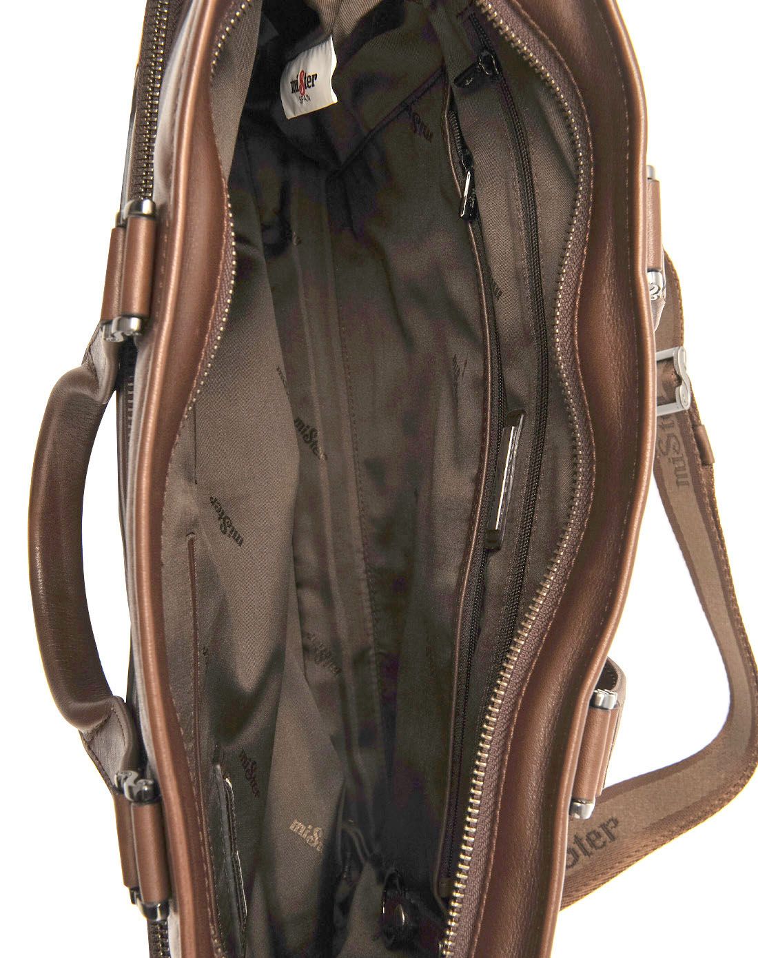 名仕mister鞋包咖啡色牛皮商务休闲手提横身包s2psa0711b_唯品会