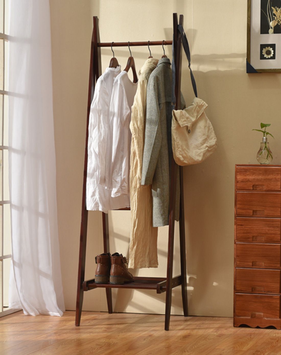 卧室衣帽架 欧式挂衣架 落地衣帽架子