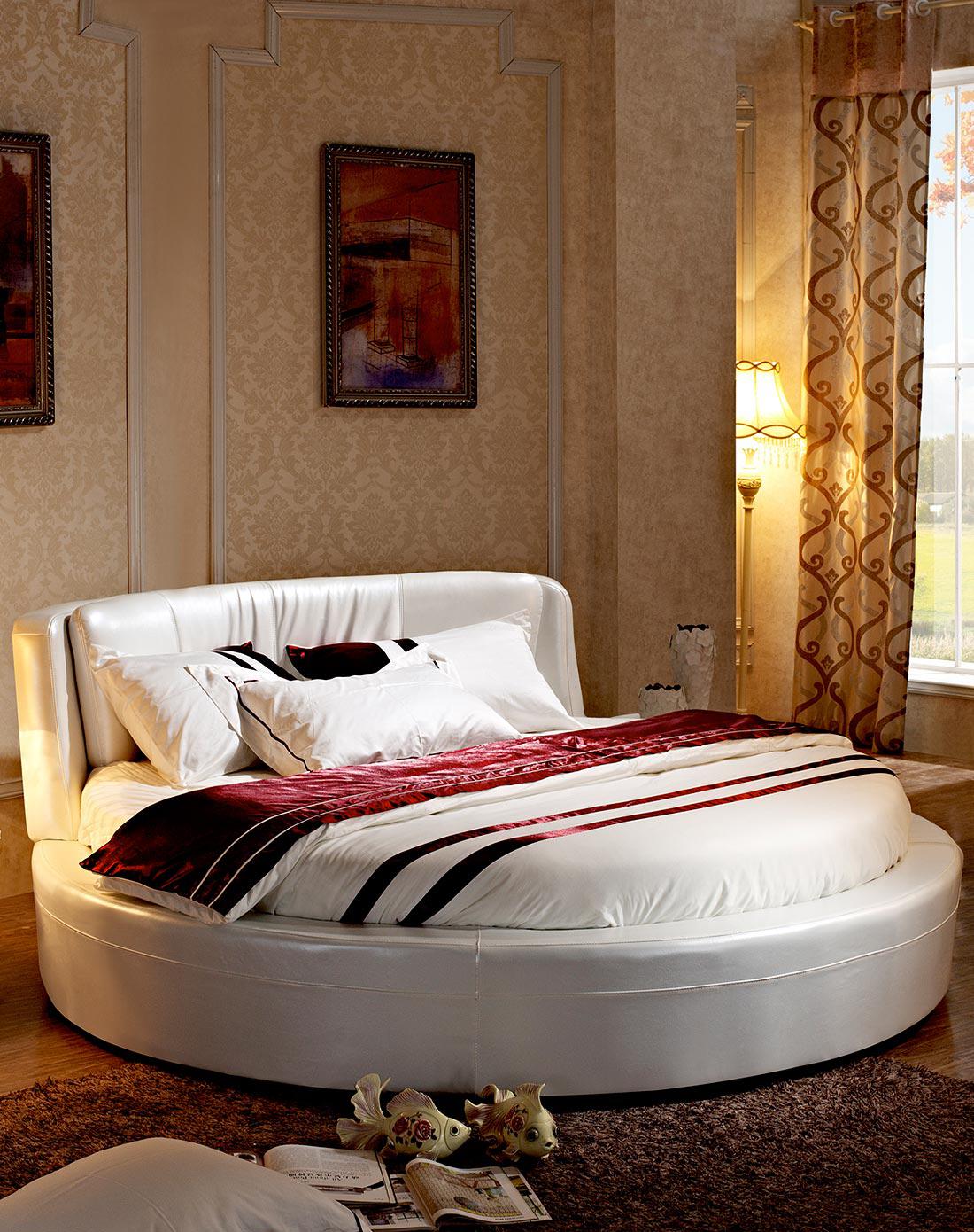 现代公主床时尚圆床婚床