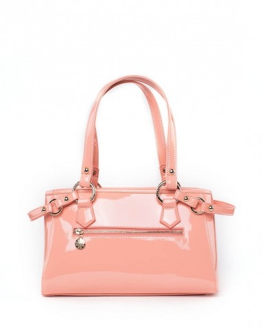 芭迪patty男女包芭迪粉橙色印花手提包1ah195111-225_唯品会